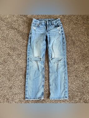 American Eagle Curvy Straight Jeans